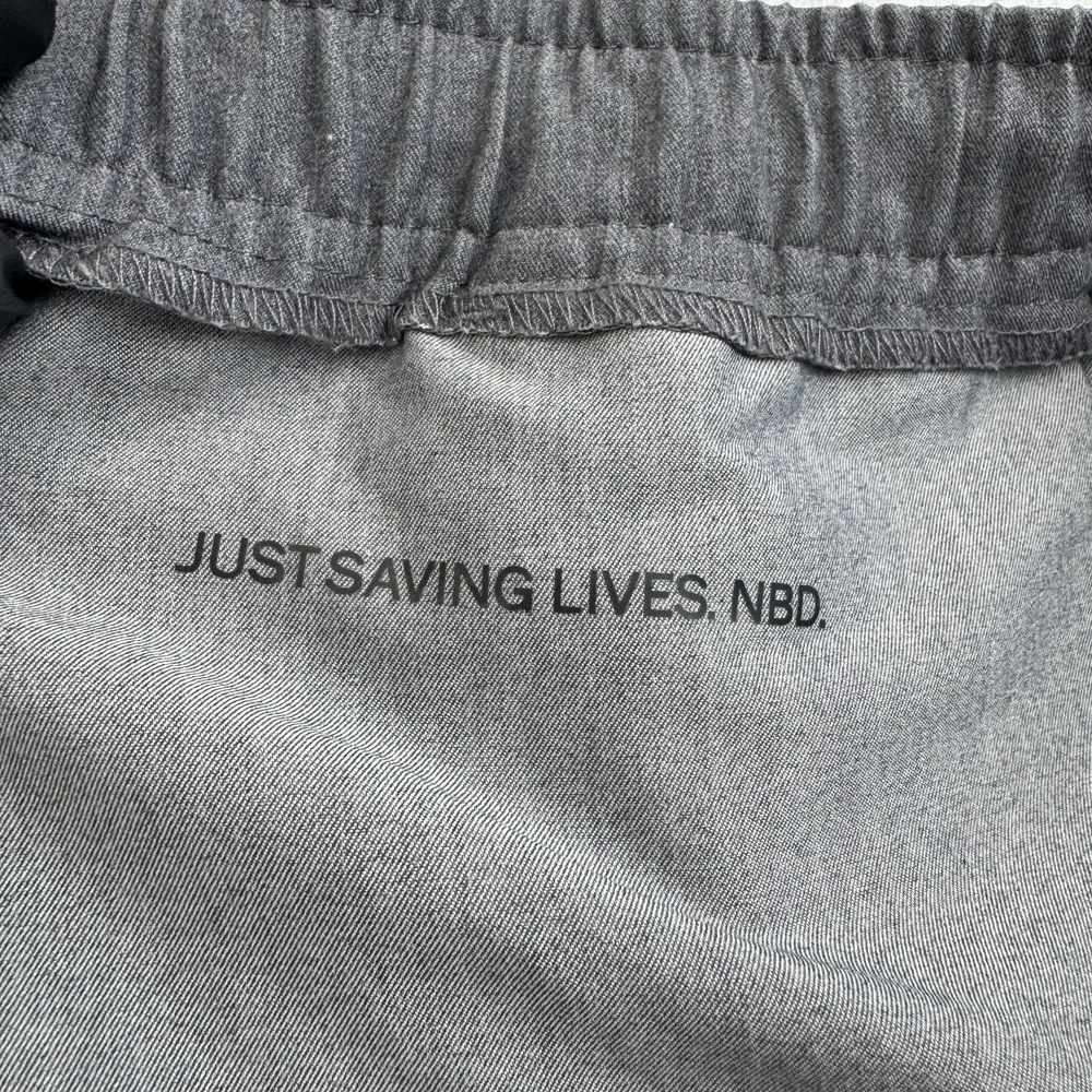 Figs Technical Collection Pants Mens XL/T Gray Jogger‎ Scrub Stretch Drawstring